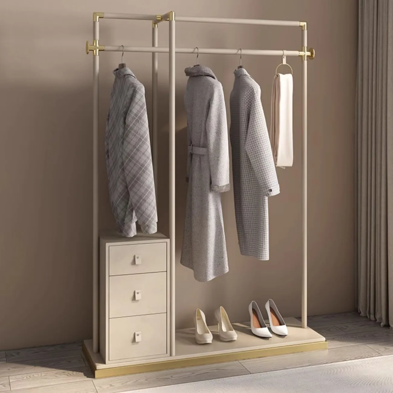 Роскошная вешалка для одежды из нержавеющей стали HappyF 36559-29