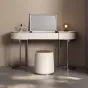 Туалетный столик из высококачественной кожи с зеркалом HappyF 36560-29