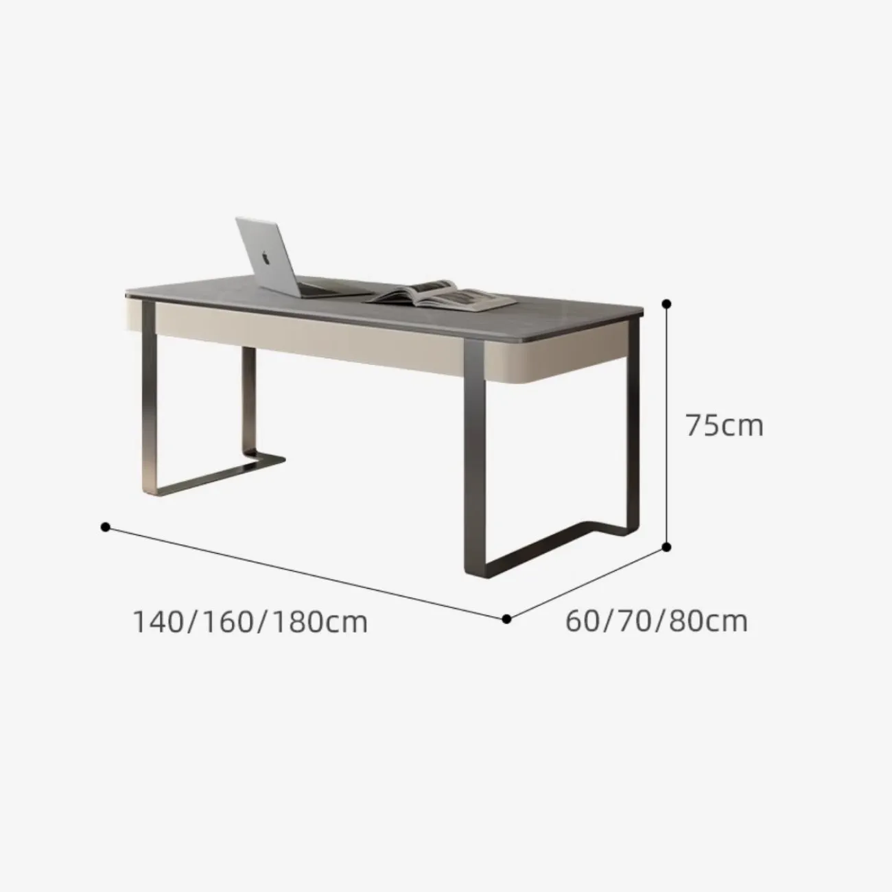 Роскошный компьютерный стол из натурального камня HappyF 36562-29 Роскошный компьютерный стол из натурального камня HappyF 36562-29