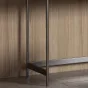 Роскошный туалетный столик для спальни из высококачественной кожи с зеркалом HappyF 36563-29