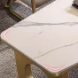 Чайный столик из натурального камня и нержавеющей стали HappyF 36575-29