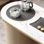 Роскошный чайный столик из натурального камня HappyF 36576-29