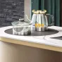 Роскошный чайный столик из натурального камня HappyF 36576-29