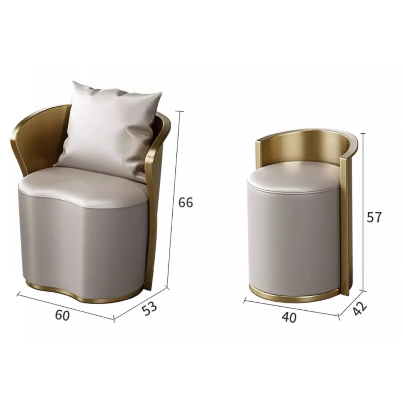 Роскошный чайный столик из натурального камня HappyF 36576-29