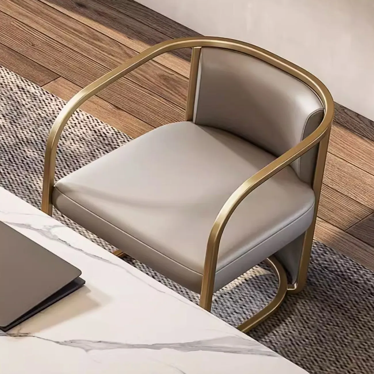 Матовое кресло для отдыха из нержавеющей стали HappyF 36578-29 Матовое кресло для отдыха из нержавеющей стали HappyF 36578-29