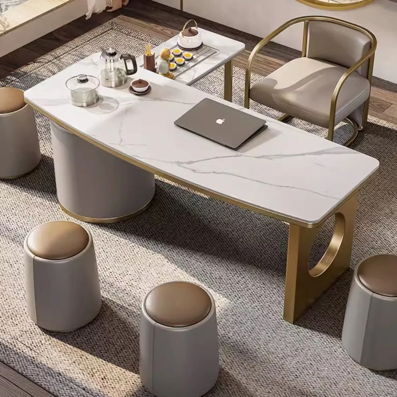 Матовое кресло для отдыха из нержавеющей стали HappyF 36578-29 Матовое кресло для отдыха из нержавеющей стали HappyF 36578-29