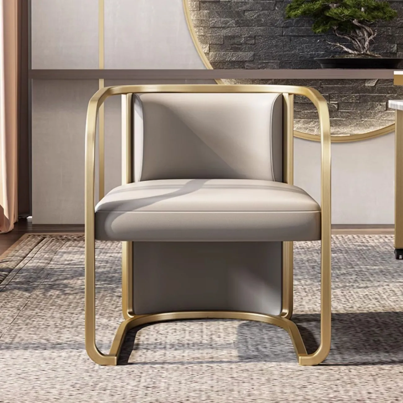 Матовое кресло для отдыха из нержавеющей стали HappyF 36578-29 Матовое кресло для отдыха из нержавеющей стали HappyF 36578-29