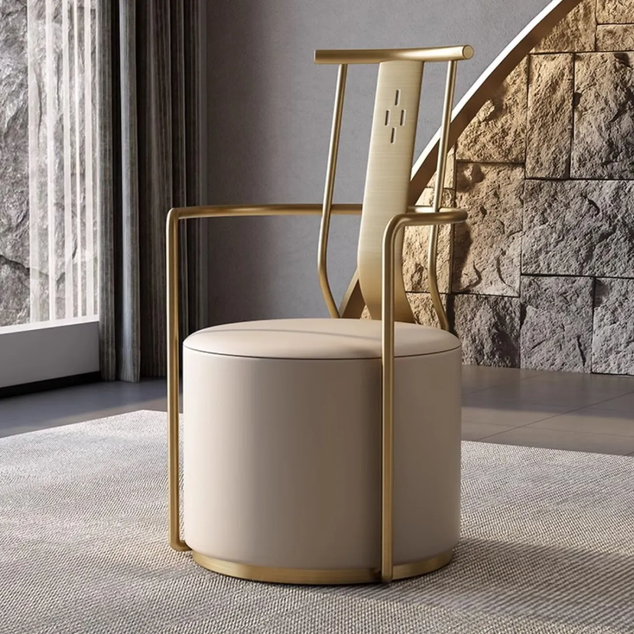 Современный стул со спинкой для чайной комнаты HappyF 36580-29