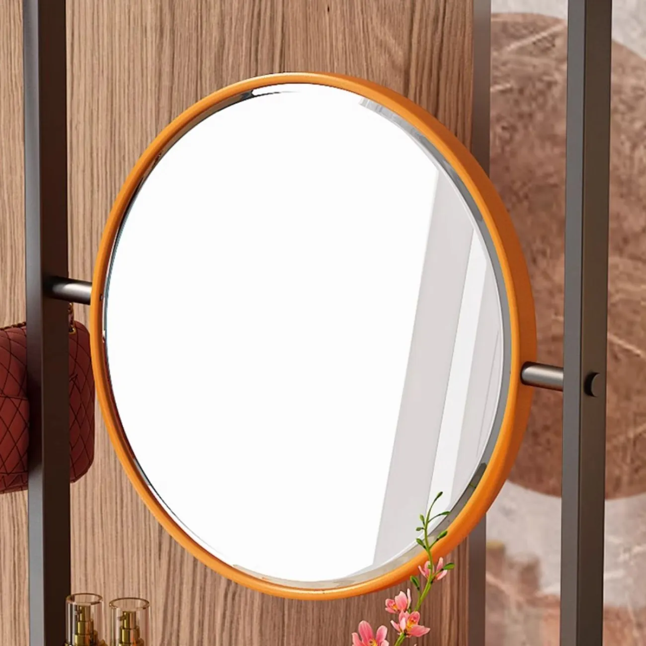 Роскошный кожаный комод в итальянском стиле HappyF 36581-29