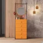 Роскошный кожаный комод в итальянском стиле HappyF 36581-29