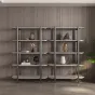 Роскошная книжная полка полка из нержавеющей стали HappyF 36584-29