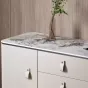 Роскошный кожаный ТВ-шкаф HappyF 36586-29
