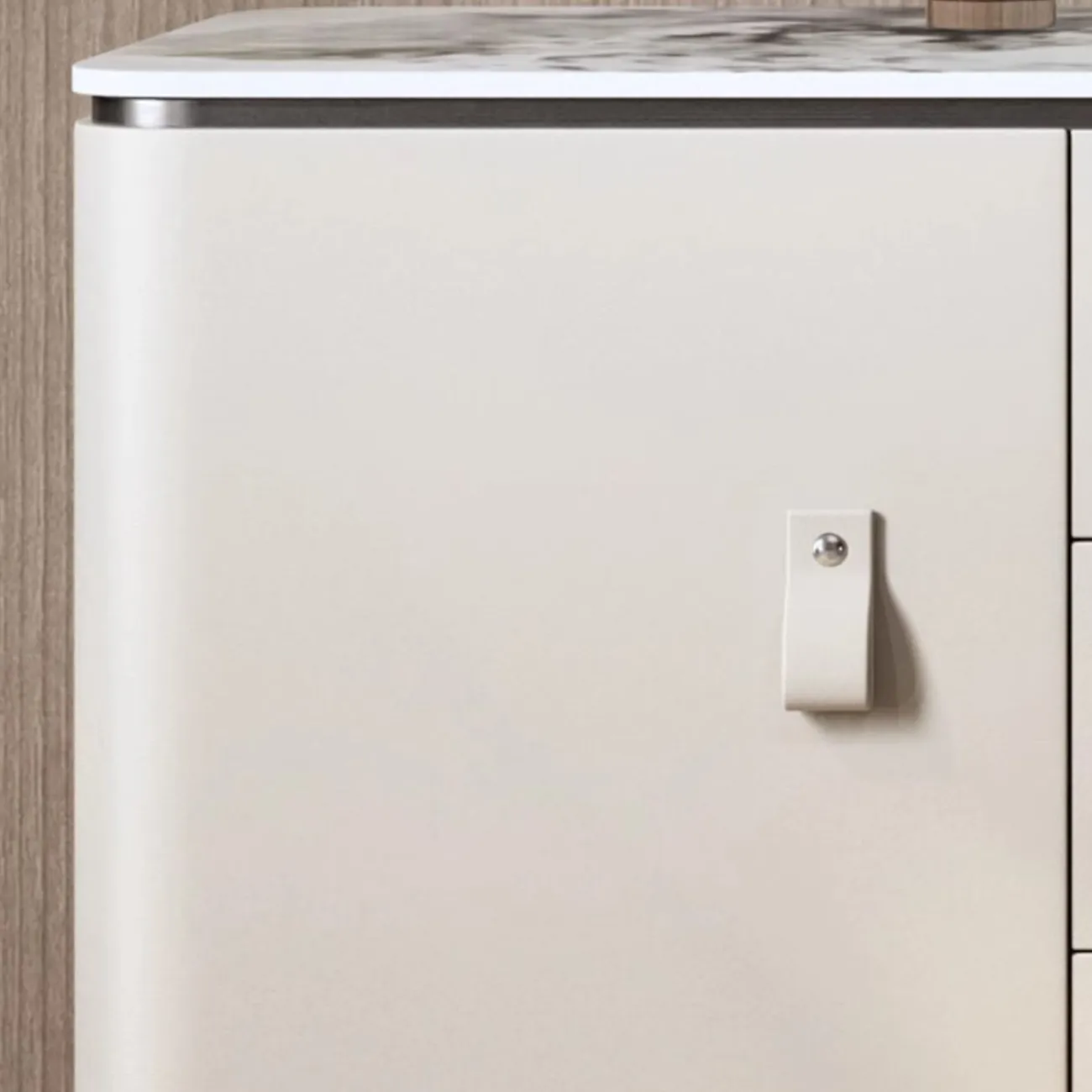 Роскошный кожаный ТВ-шкаф HappyF 36586-29