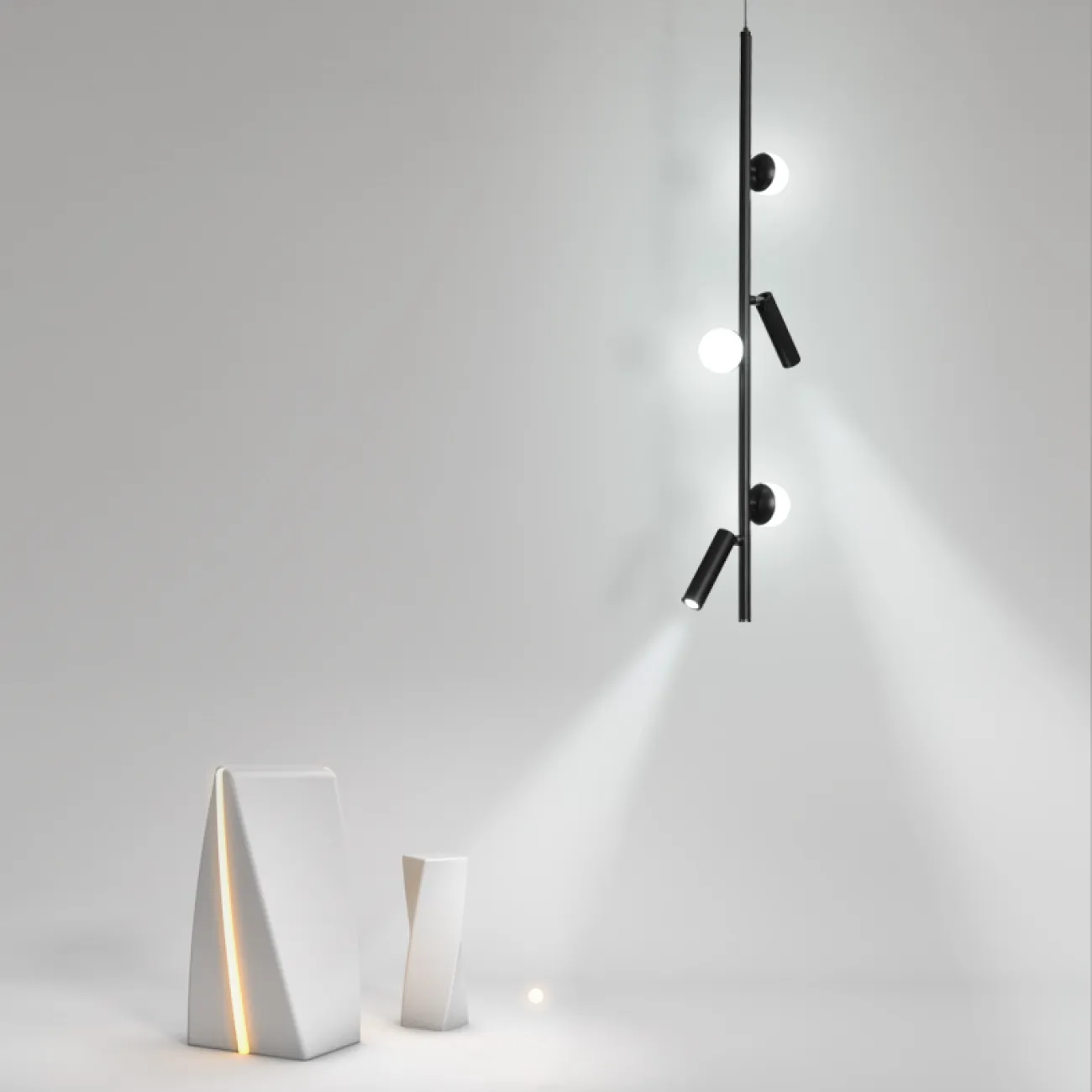 Потолочный светильник SNOTRA L4 Black 3000К от ImperiumLoft