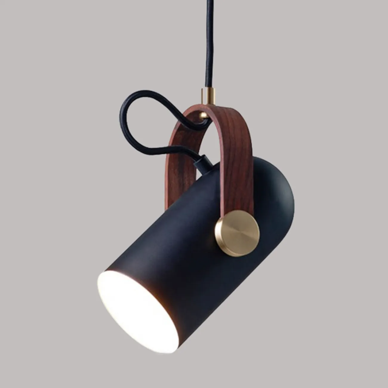 Подвесной светильник BULLET WOOD от ImperiumLoft