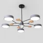 Люстра на штанге MEADE 6 lamps Grey от ImperiumLoft