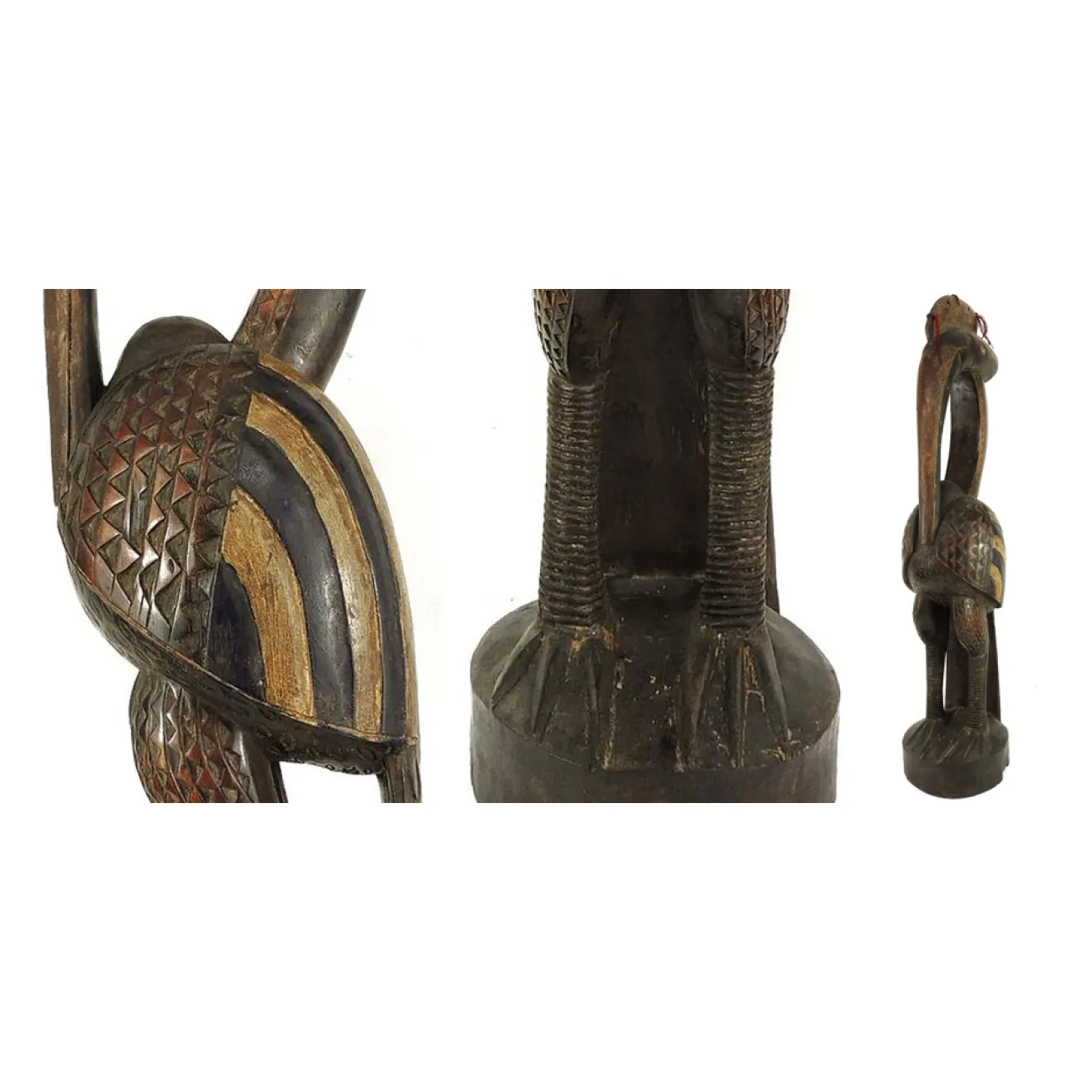 Церемониальная скульптура Птица Племени Сануфо Кот-д Ивуар от LaLume