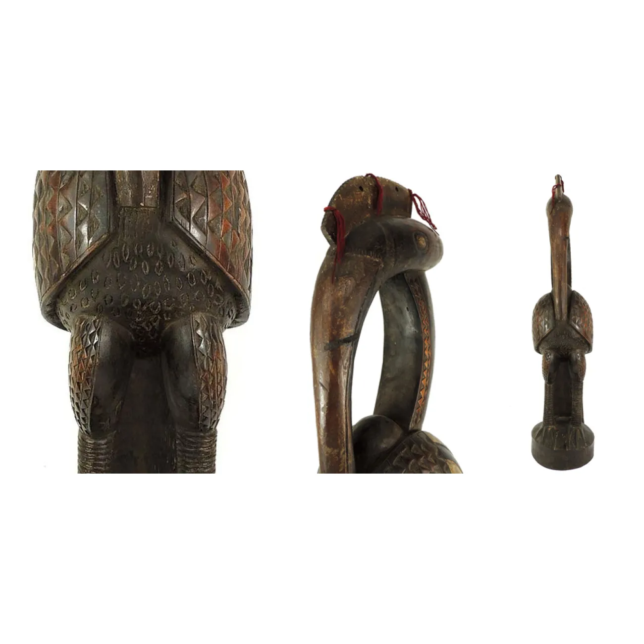 Церемониальная скульптура Птица Племени Сануфо Кот-д Ивуар от LaLume