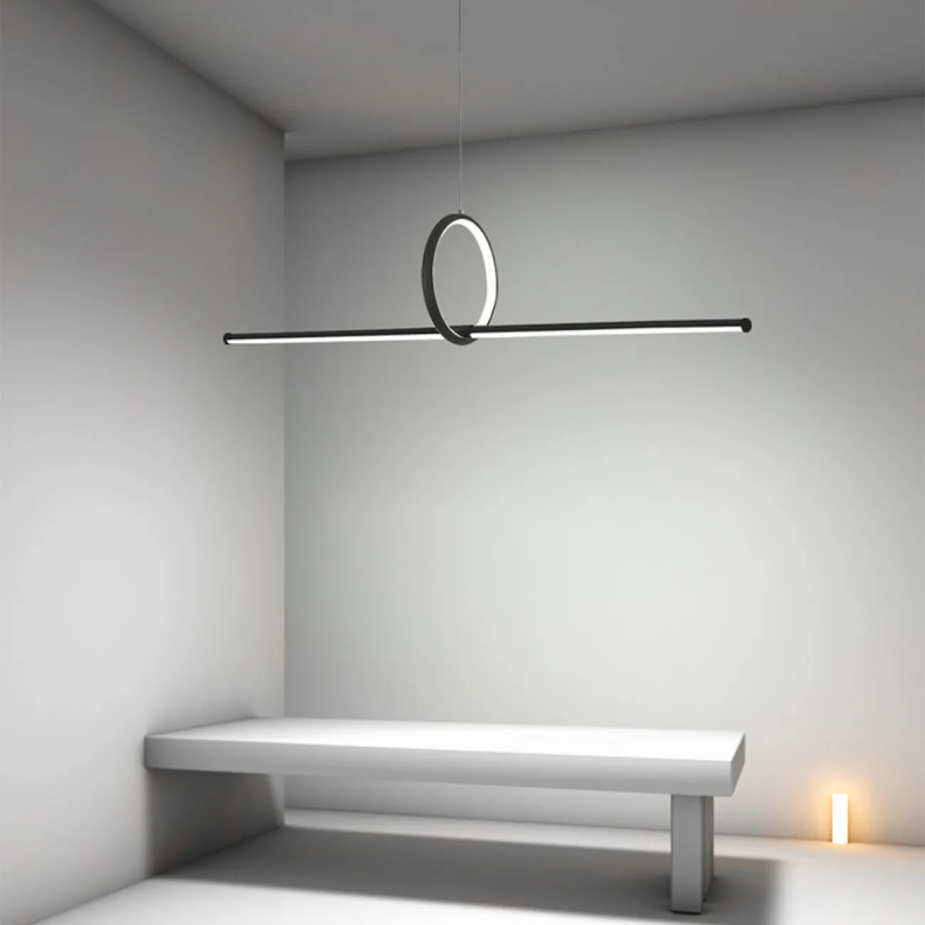 Подвесной светильник MOFFIT LONG L80 Black от ImperiumLoft