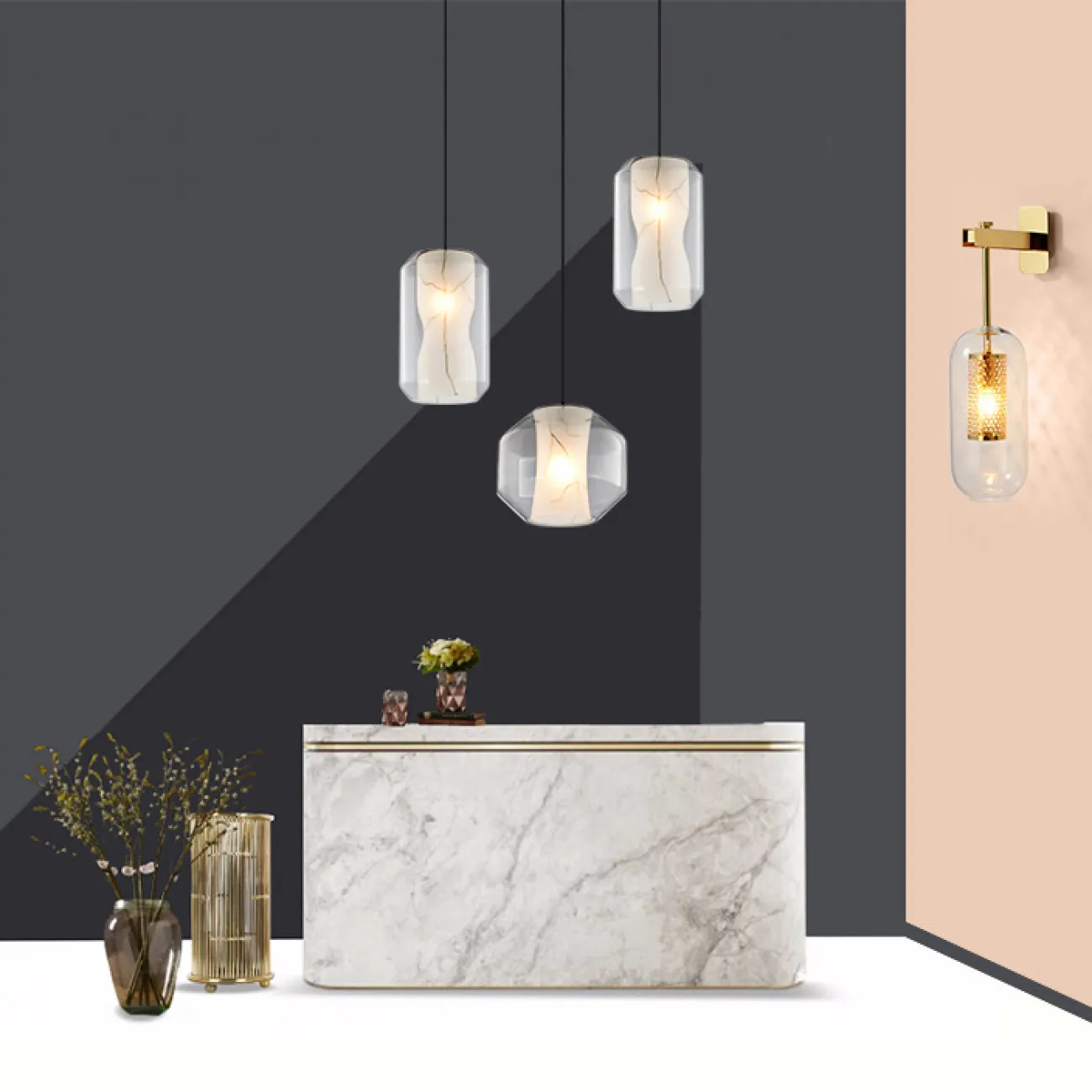 Подвесной светильник INIS B H200 от ImperiumLoft