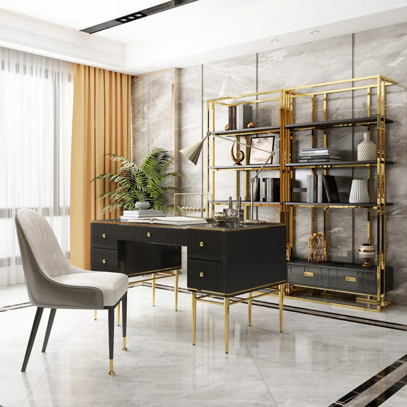 Дизайнерский письменный стол LaLume-PS00105