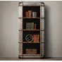 RH Richards Polished Aluminum Shelving Bookcase от LaLume