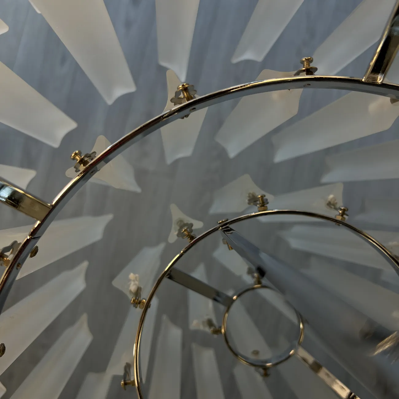 Люстра Eich Chandelier Nova 9 D65 nickel от ImperiumLoft