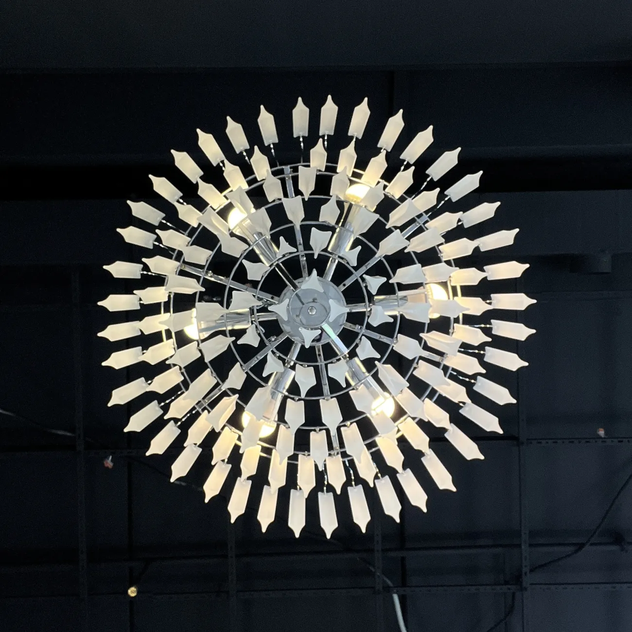 Люстра Eich Chandelier Nova 9 D65 nickel от ImperiumLoft