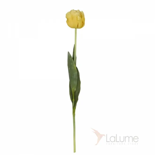 Декоративный искусственный цветок Yellow Tulip