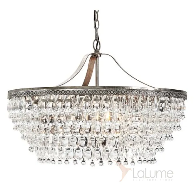 Люстра Clarissa Glass Drop Petite Round Chandelier от LaLume