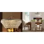 Люстра Clarissa Glass Drop Petite Round Chandelier от LaLume
