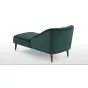 Кушетка Chaise Longue, Peacock Blue Velvet от LaLume