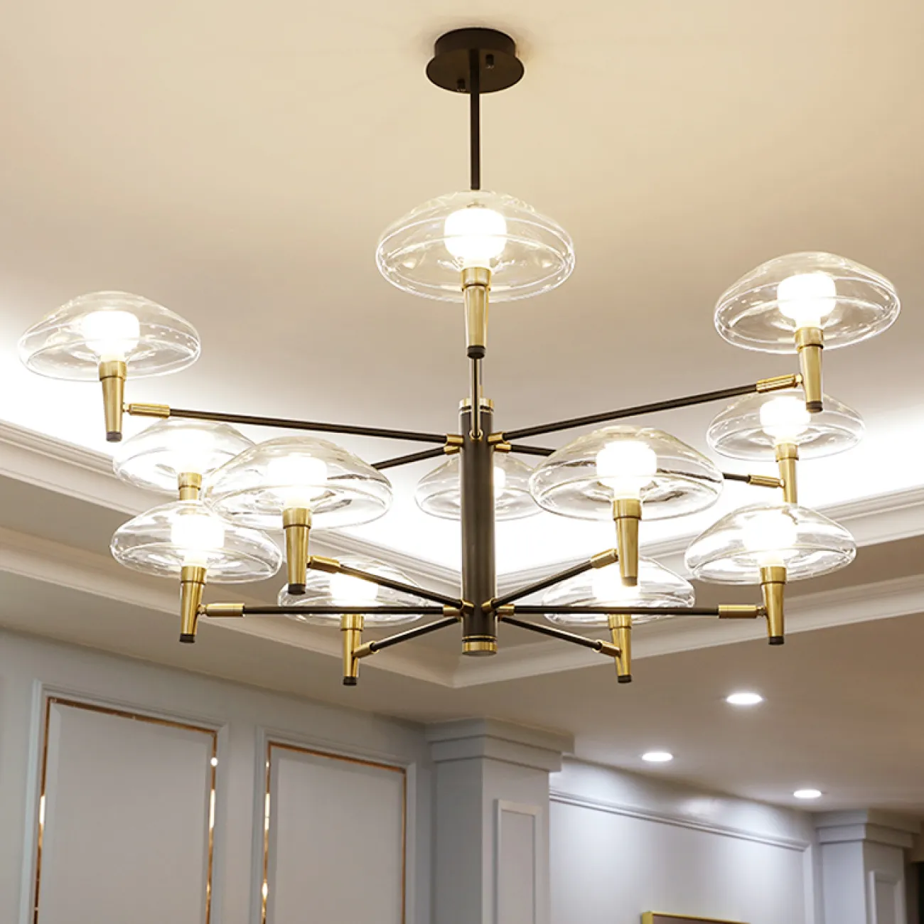 Люстра на штанге MEDUZA D98 от ImperiumLoft