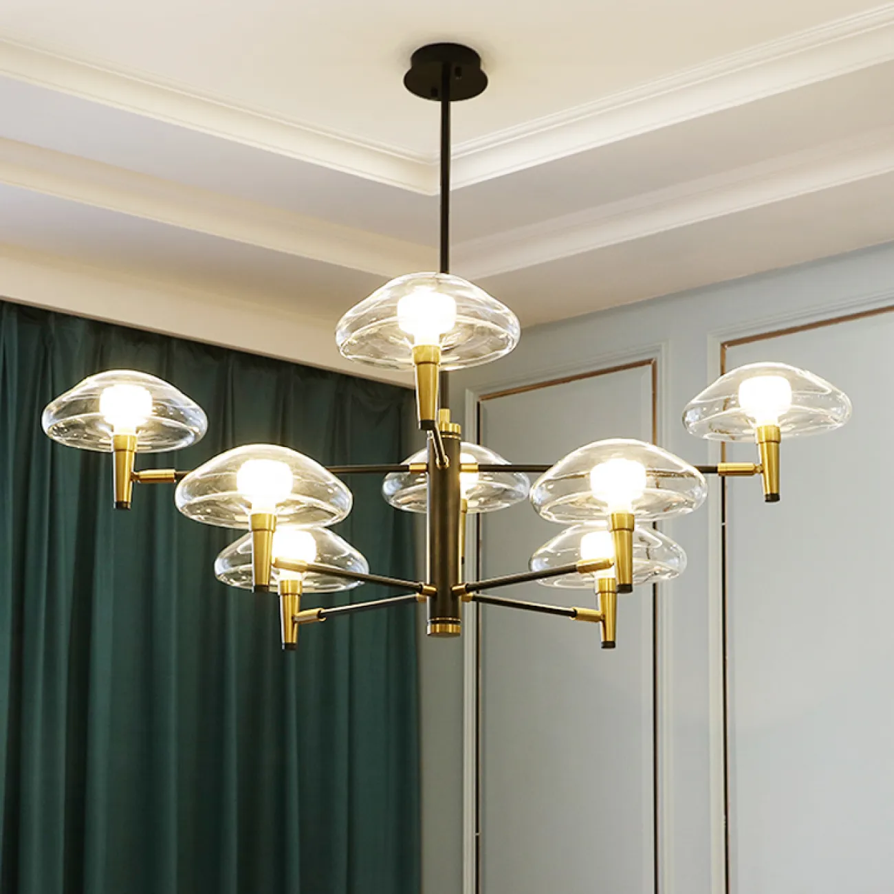 Люстра на штанге MEDUZA D98 от ImperiumLoft