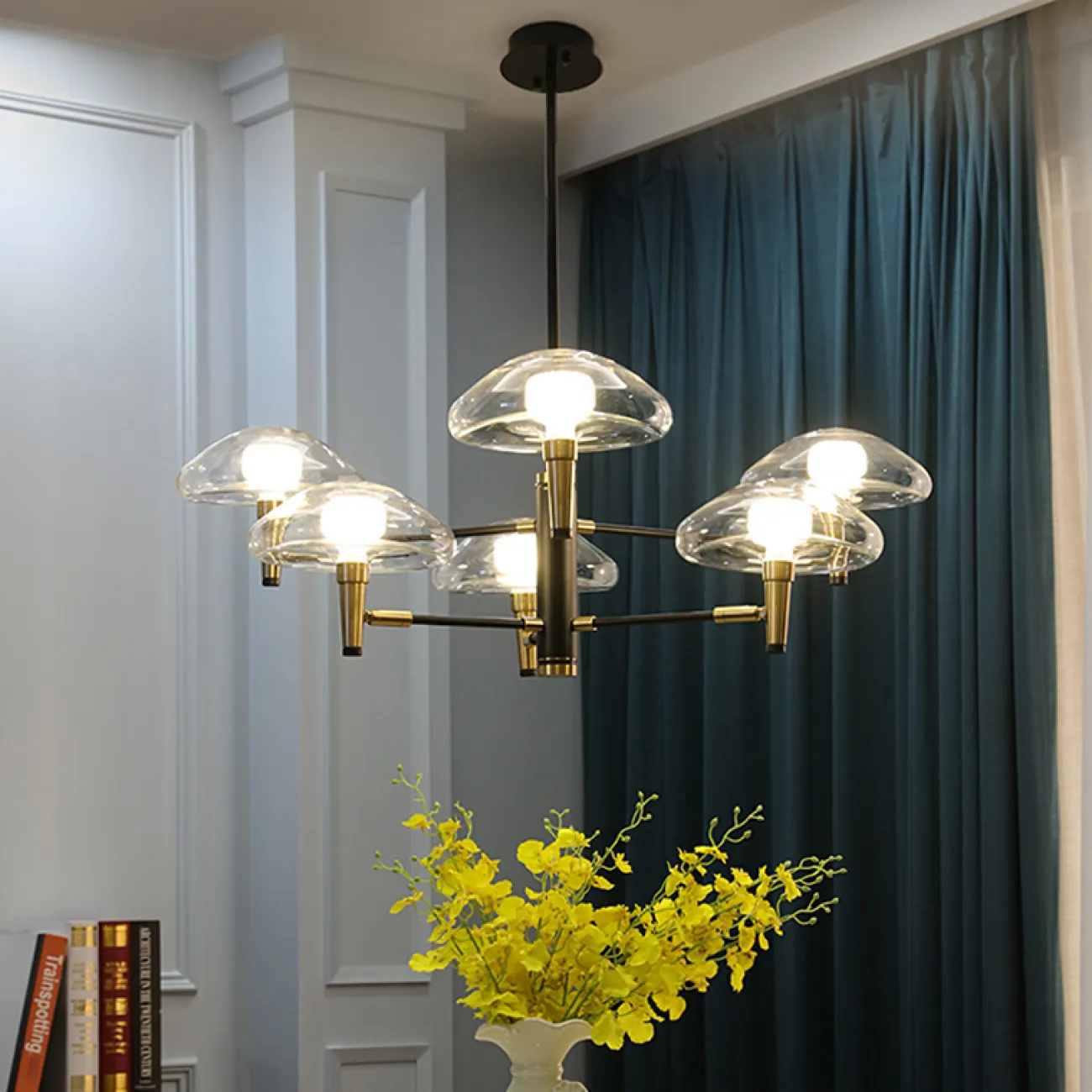 Люстра на штанге MEDUZA D98 от ImperiumLoft