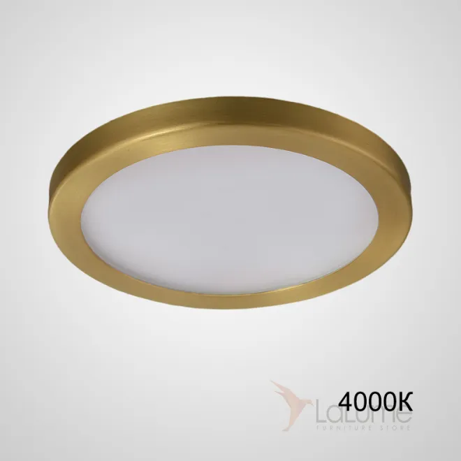 Точечный светодиодный светильник HEIN D10 Brass 4000К