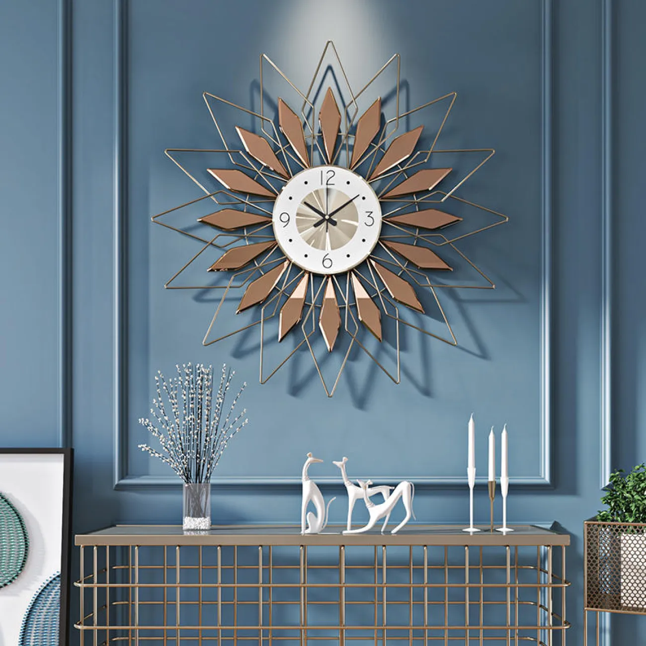 Дизайнерский настенный декор часы LaLume-KKK00355 Дизайнерский настенный декор часы LaLume-KKK00355