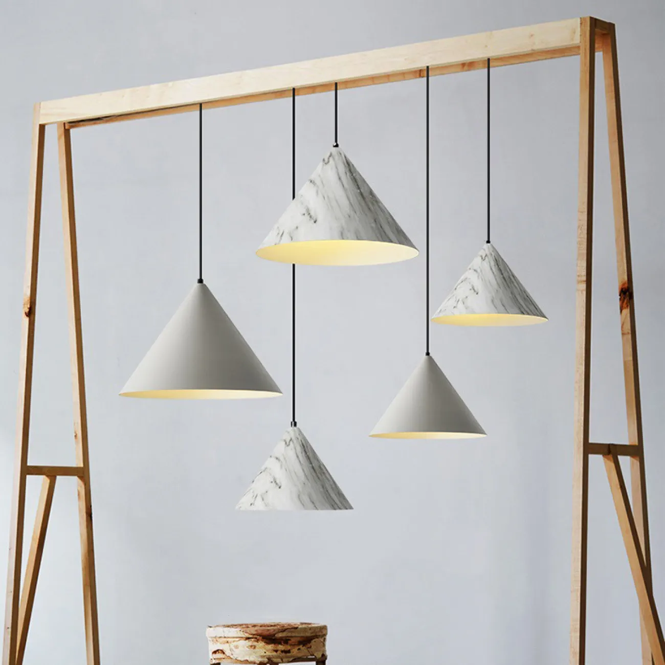 Подвесной светильник IDEA D25 Grey от ImperiumLoft