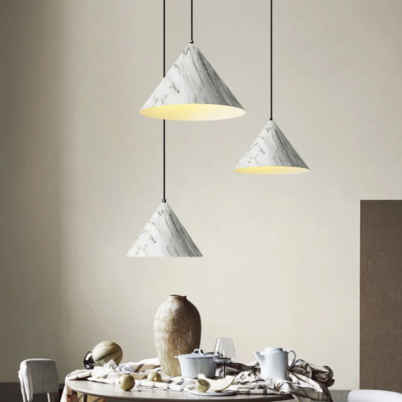 Подвесной светильник IDEA D25 White от ImperiumLoft