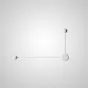 Бра Pin Wall Light A Black от ImperiumLoft