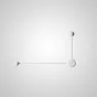 Бра Pin Wall Light C White от ImperiumLoft