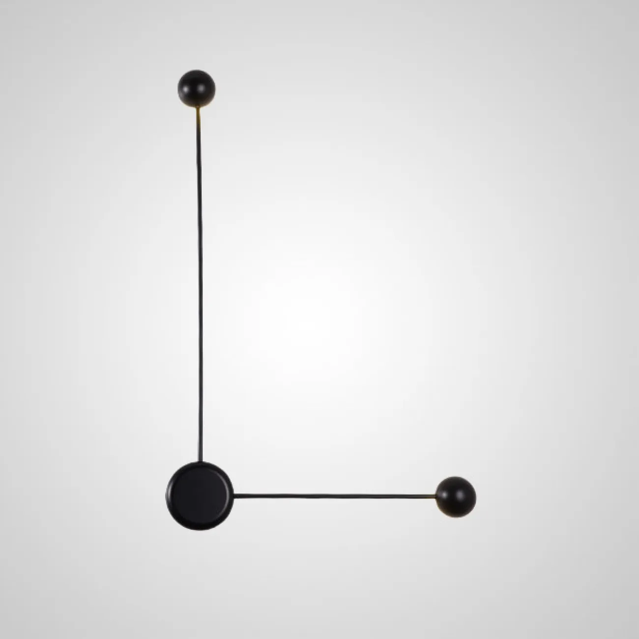 Бра Pin Wall Light A Black от ImperiumLoft
