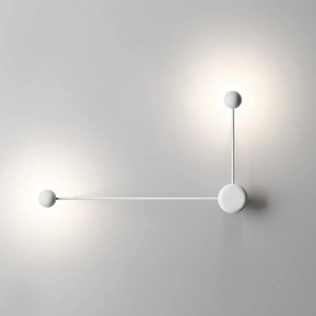 Бра Pin Wall Light C White от ImperiumLoft