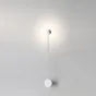 Бра Pin Wall Light A Black от ImperiumLoft