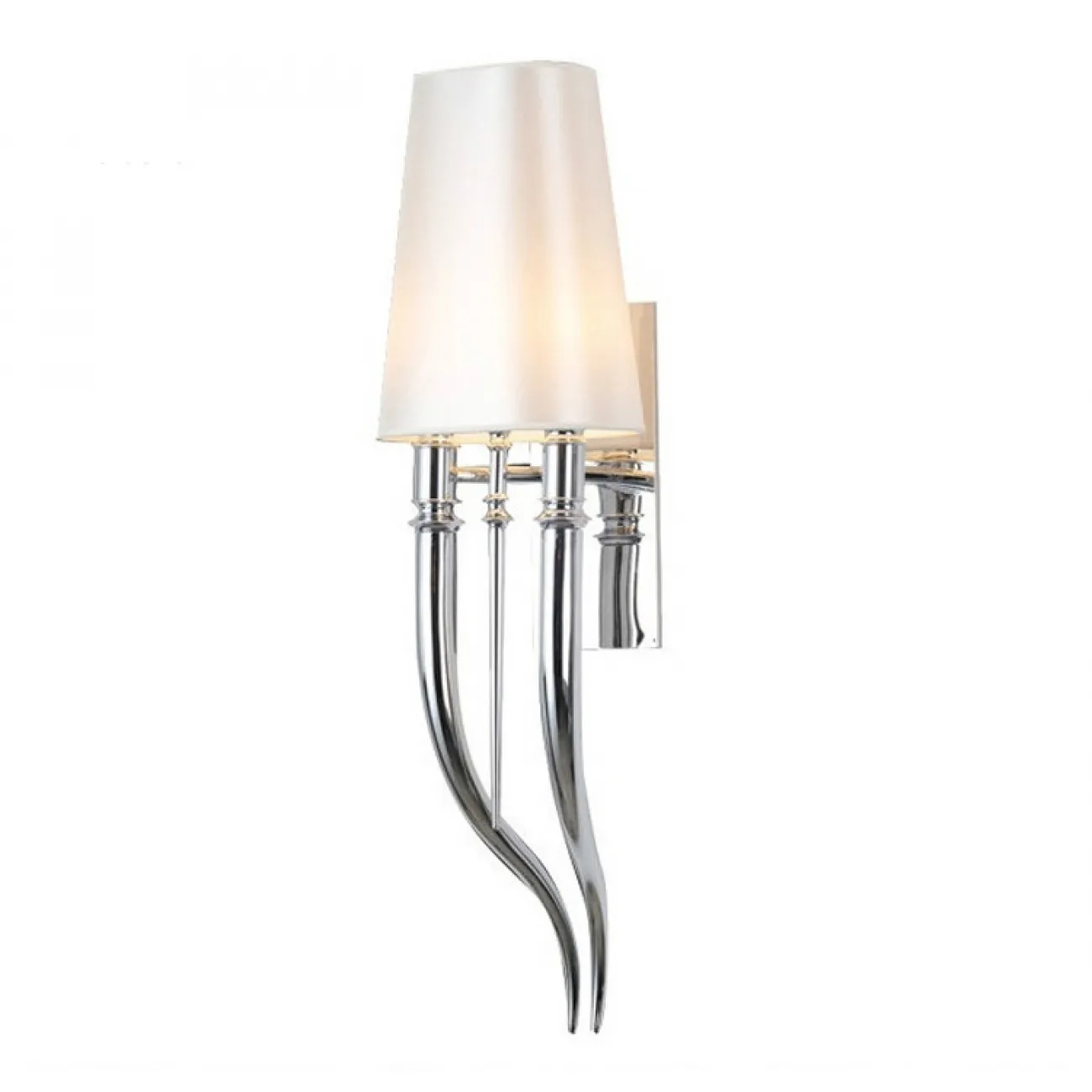 Настенный светильник Crystal Light Brunilde Ipe Cavalli H92 Silver/White от ImperiumLoft