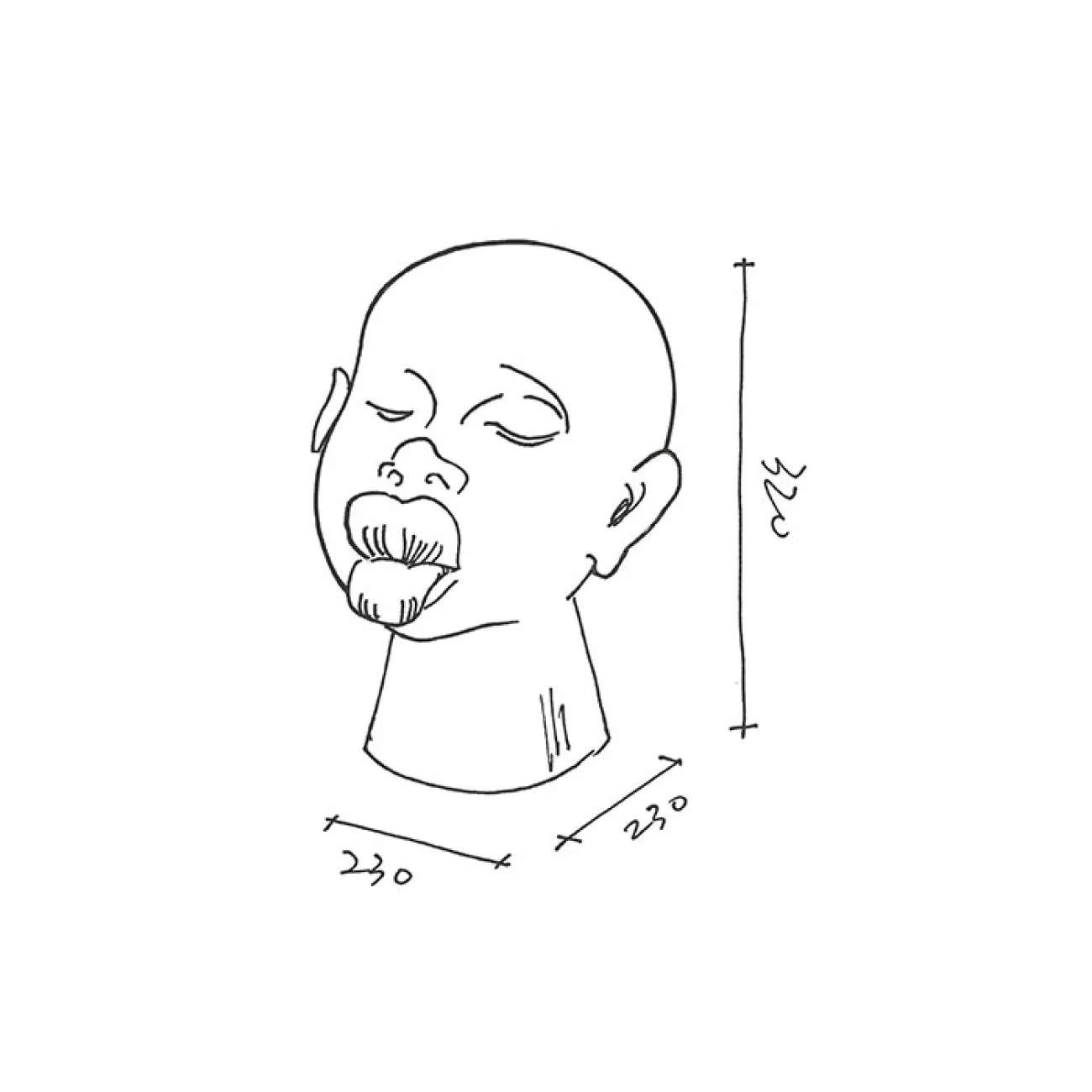 Дизайнерская скульптура женщины LaLume-SKT00167 