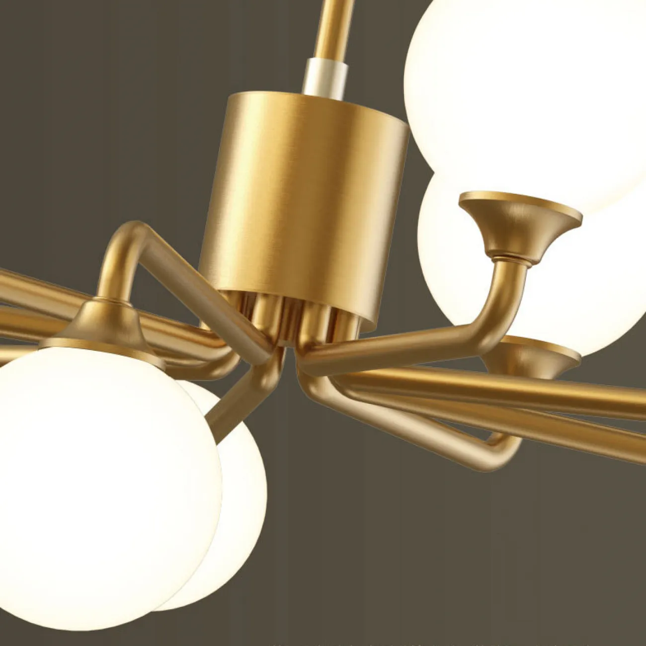 Потолочная люстра PROTON L6 Brass от ImperiumLoft