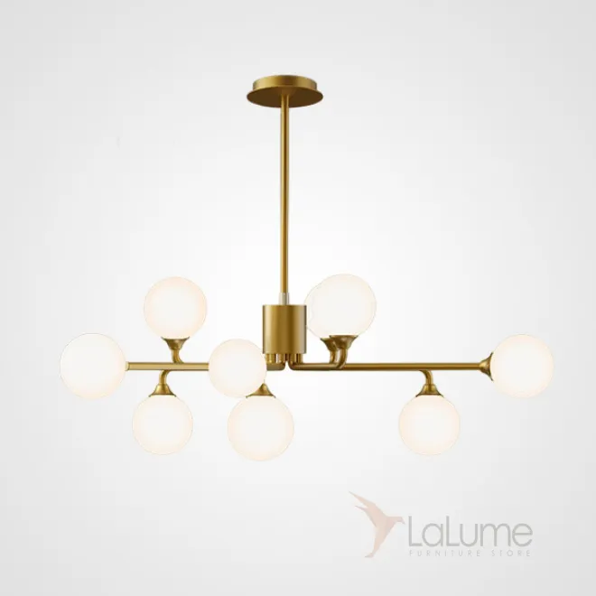 Потолочная люстра PROTON L9 Brass от ImperiumLoft Потолочная люстра PROTON L9 Brass от ImperiumLoft