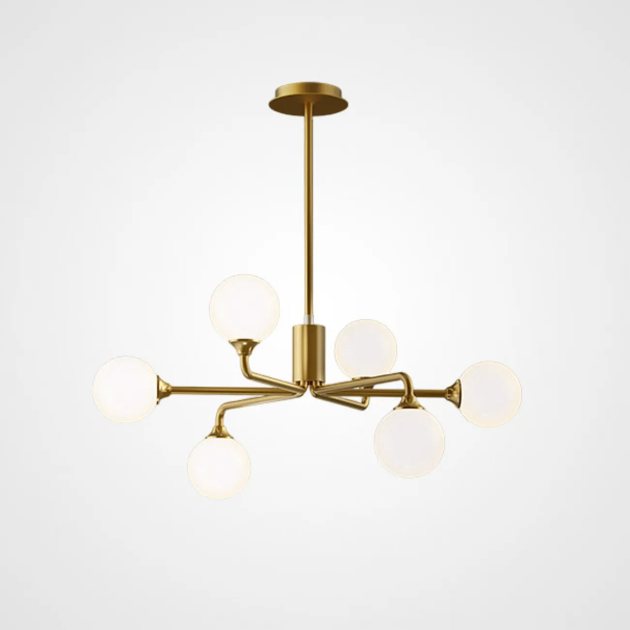Потолочная люстра PROTON L9 Brass от ImperiumLoft