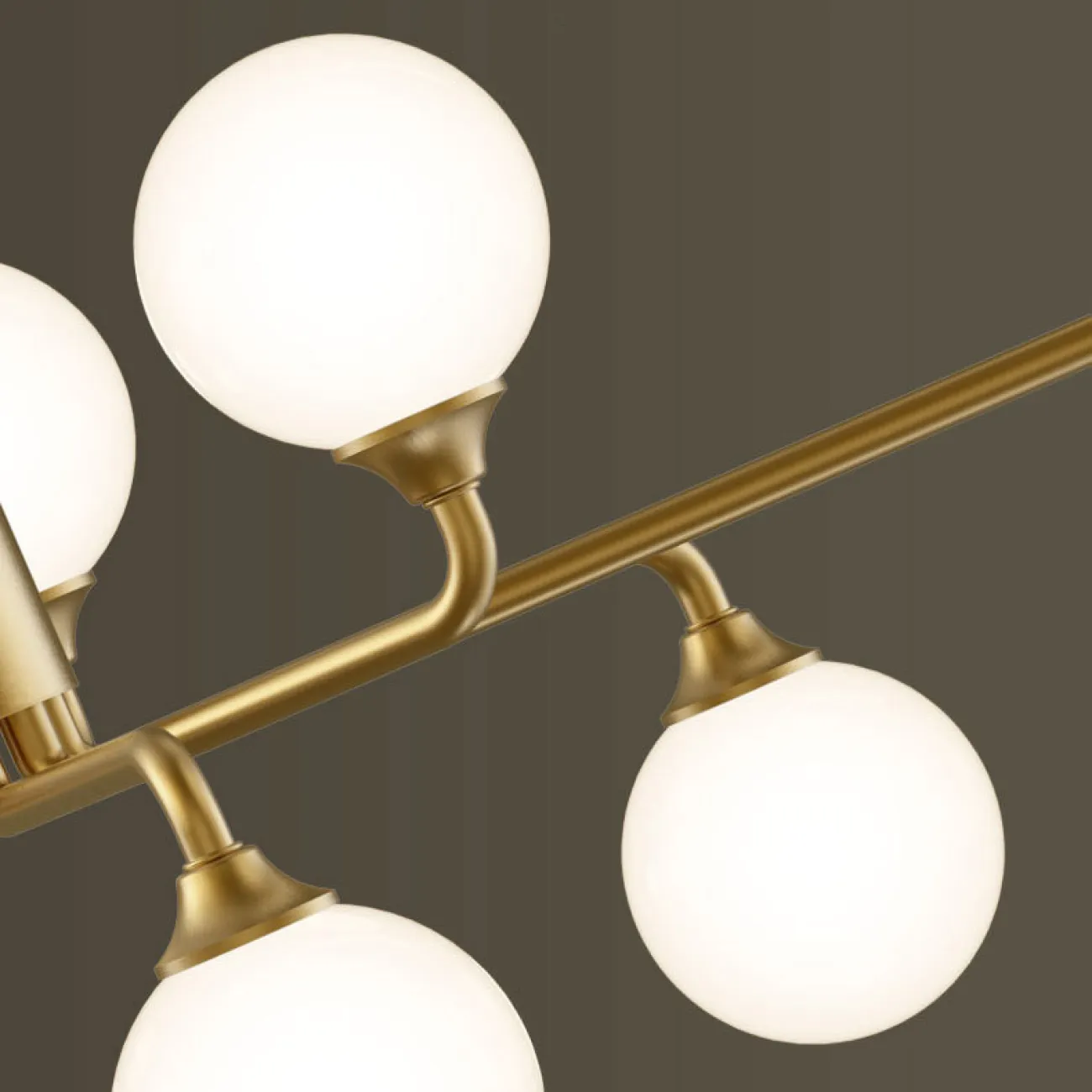 Потолочная люстра PROTON L6 Brass от ImperiumLoft